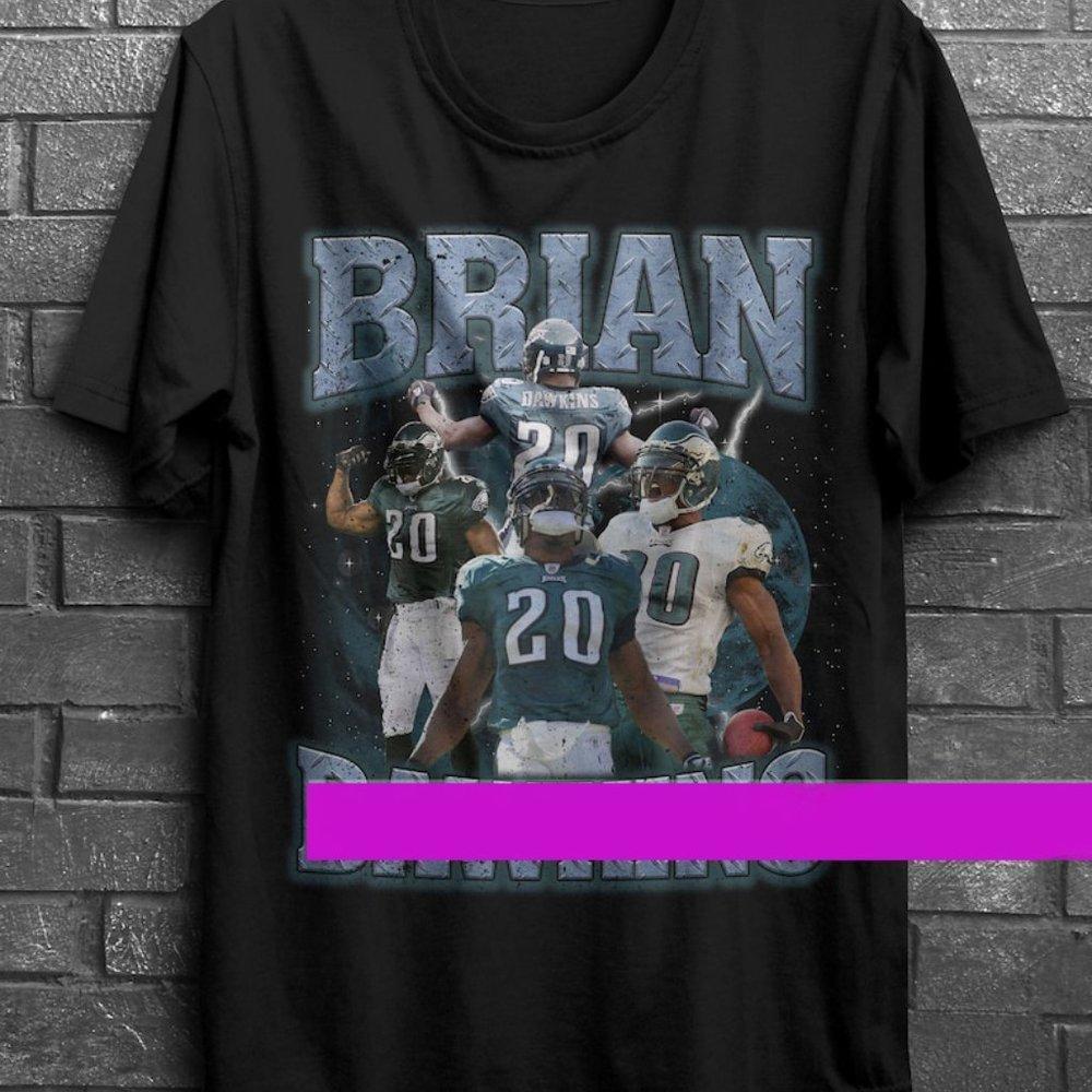 Brian Dawkins Football Legend Retro Fan Graphic Unisex T-Shirt
